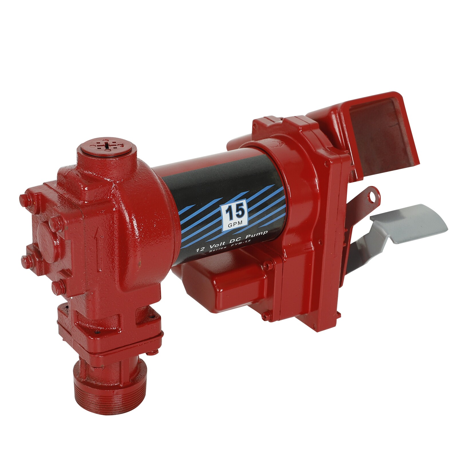 15GPM 12V Fuel Transfer Pump DC Gasoline with Nozzle Kit with Particulate Filter