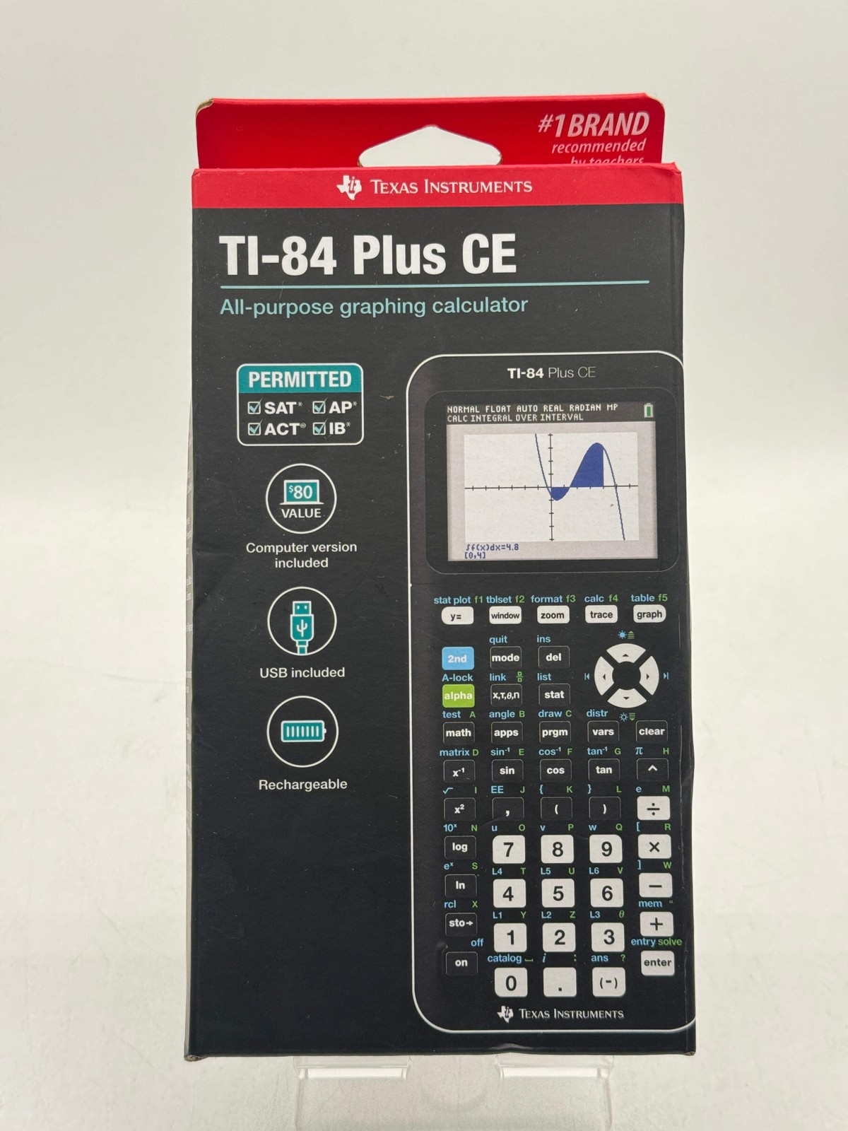 Texas Instruments TI-84 Plus CE Graphing Calculator Black New In Box