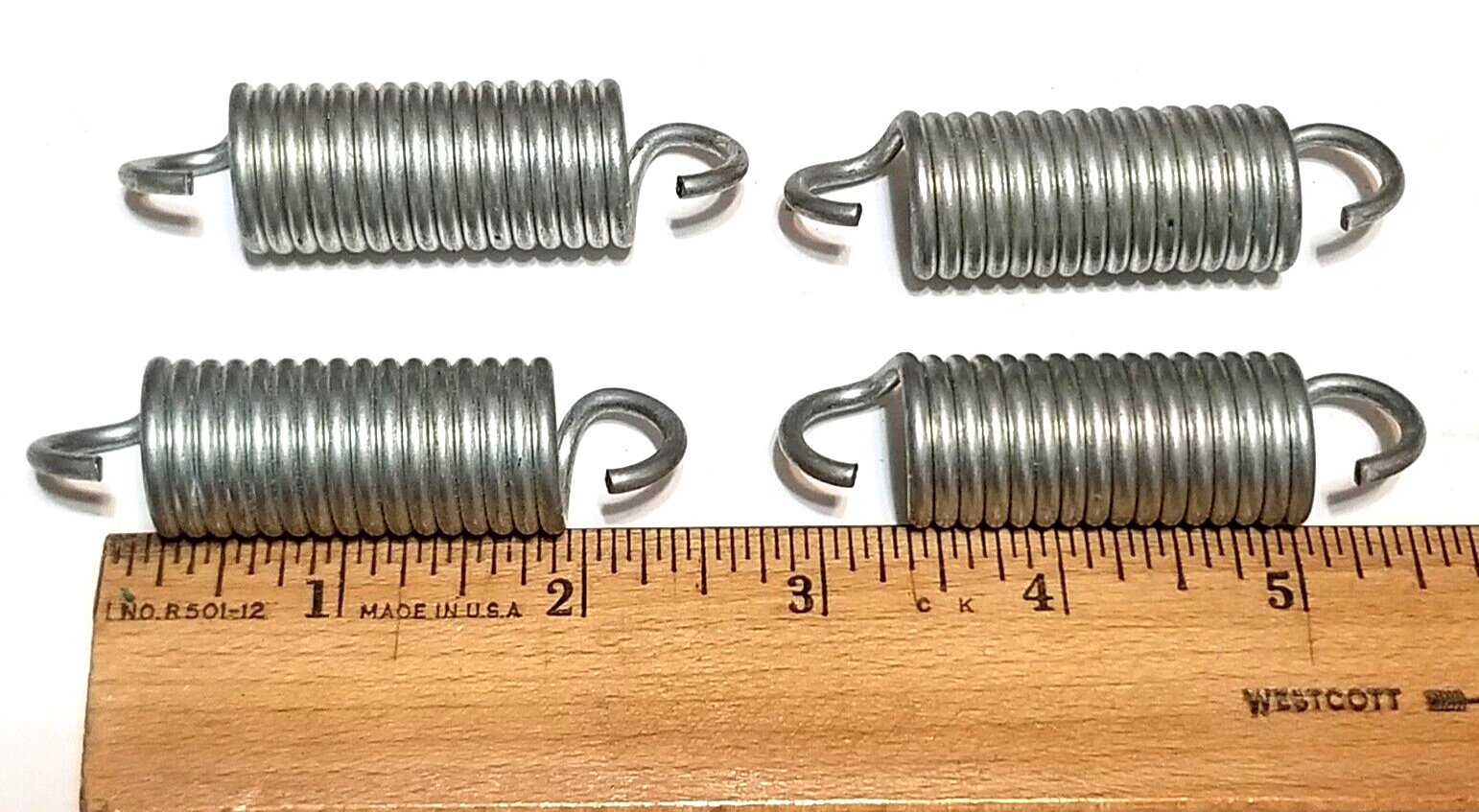 Four Pack of Extension Springs 2-3/4″ Long x 1-5/8″ Free Shipping
