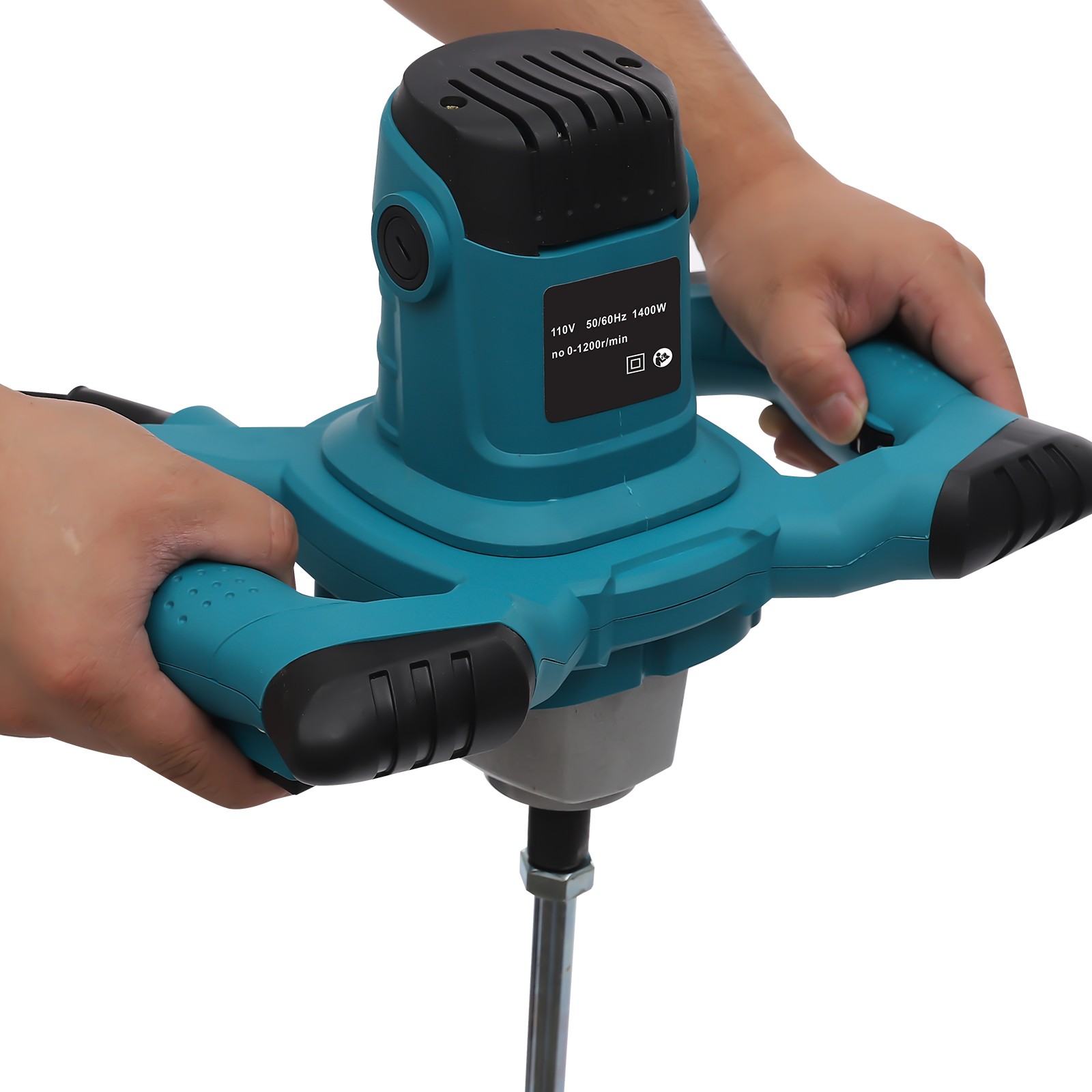 Cement?Mixer,?Electric?Concrete?Mixer,?Handheld?Concrete?Mixer 1400W 900r/min