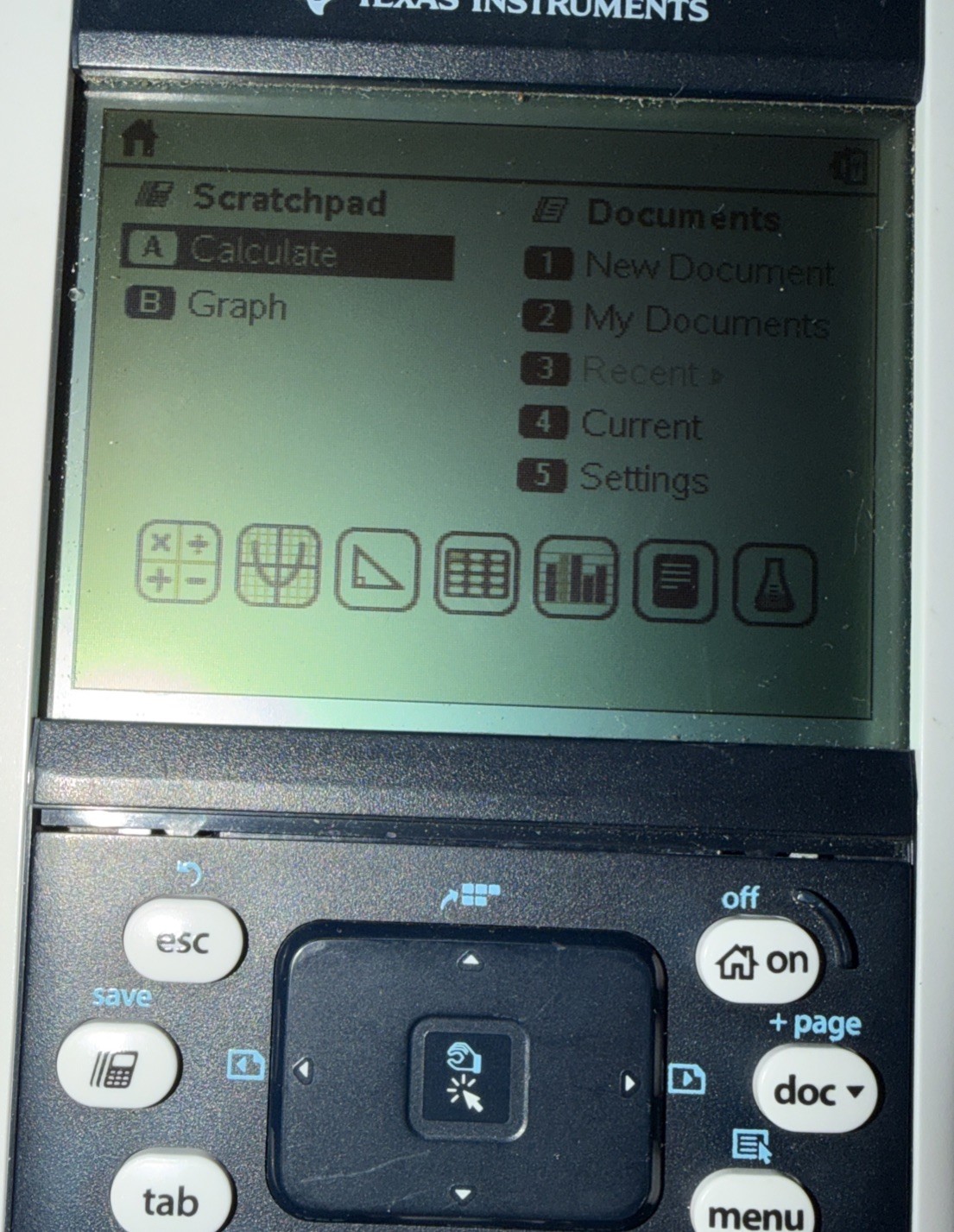 Texas Instruments Ti-nspire Graphing Calculator Black and White (read)
