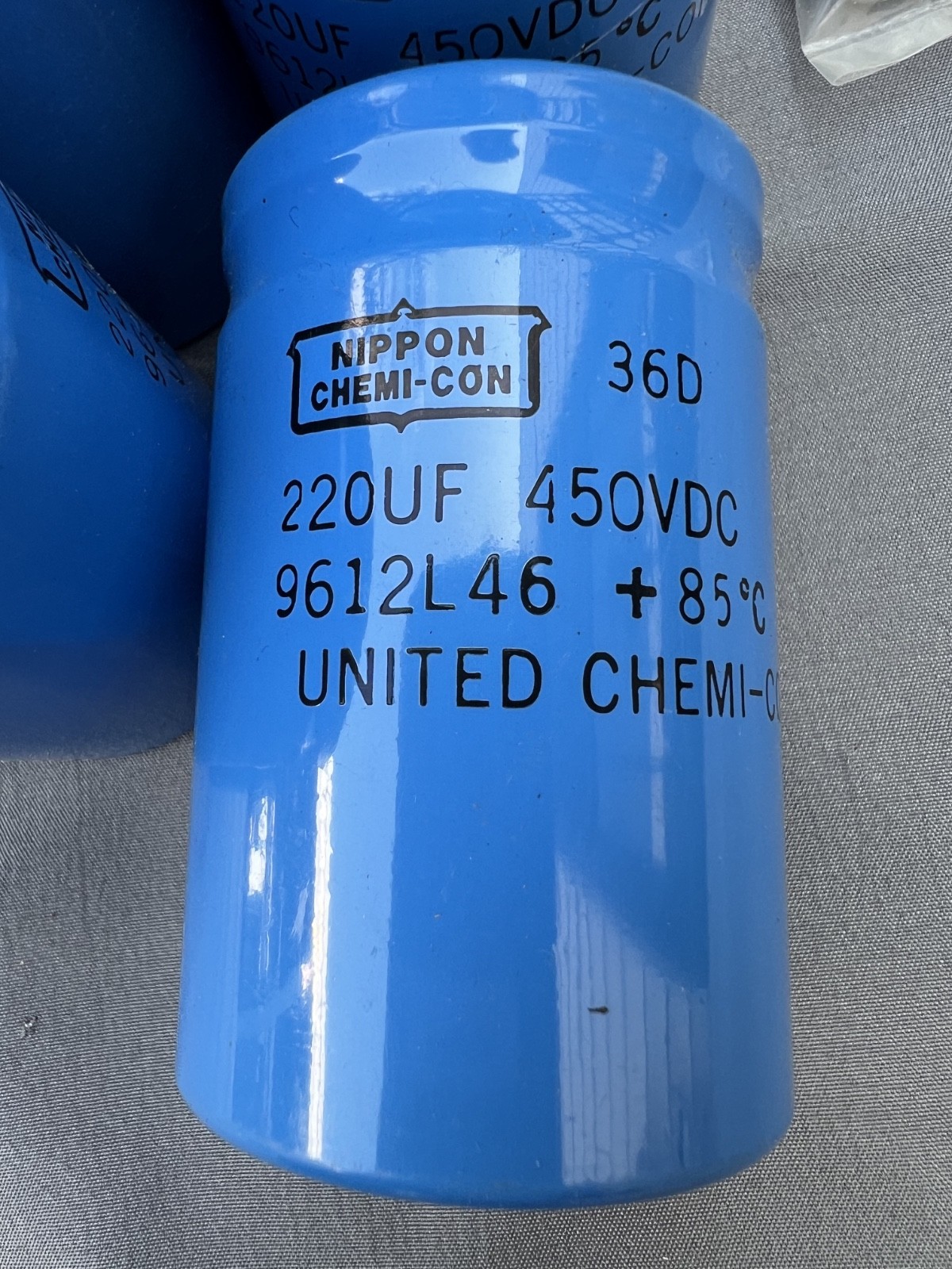 RF AMP Parts – 220uf Electrolytic Capacitors – 450v – Lot of 16 – New