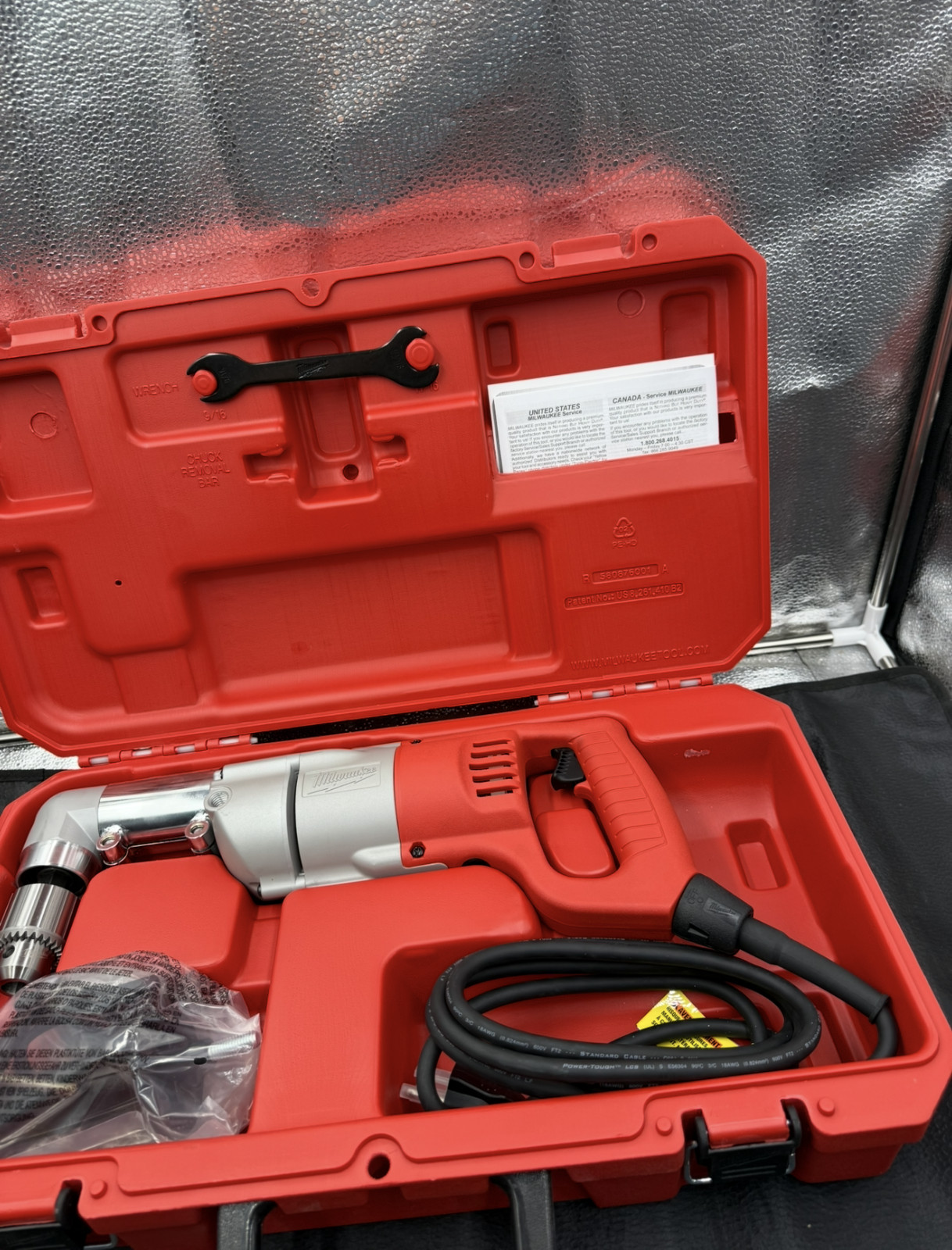 Milwaukee Two-Speed Right Angle Drive 1/2” Drill Kit 48-06-2871