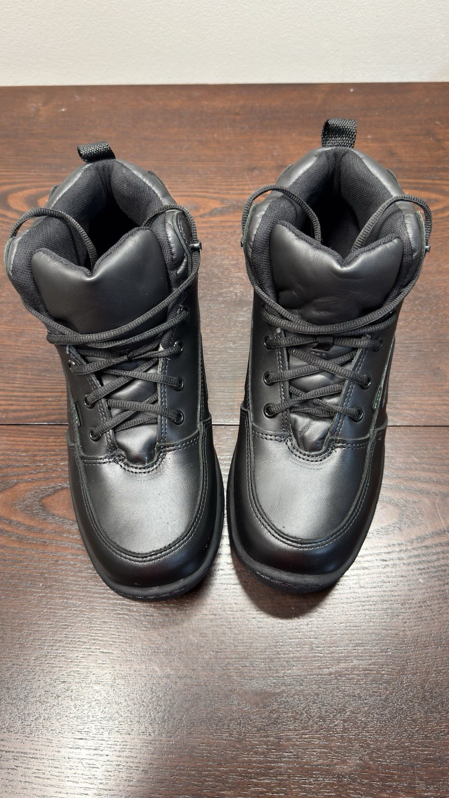 Reebok Work SR USA CP8375 Mens Size 10M Black Leather Slip Resistant Shoes