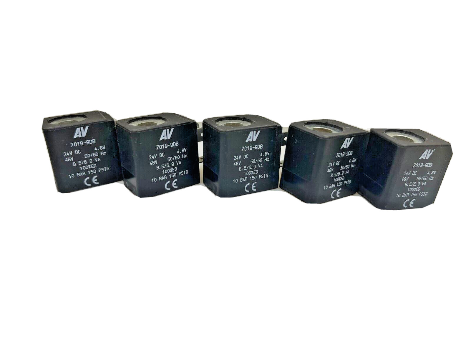 5 pcs. Automatic Valve 7019-9DB Replacement Solenoid Coil 24V DC 4.8W 48V 50/60