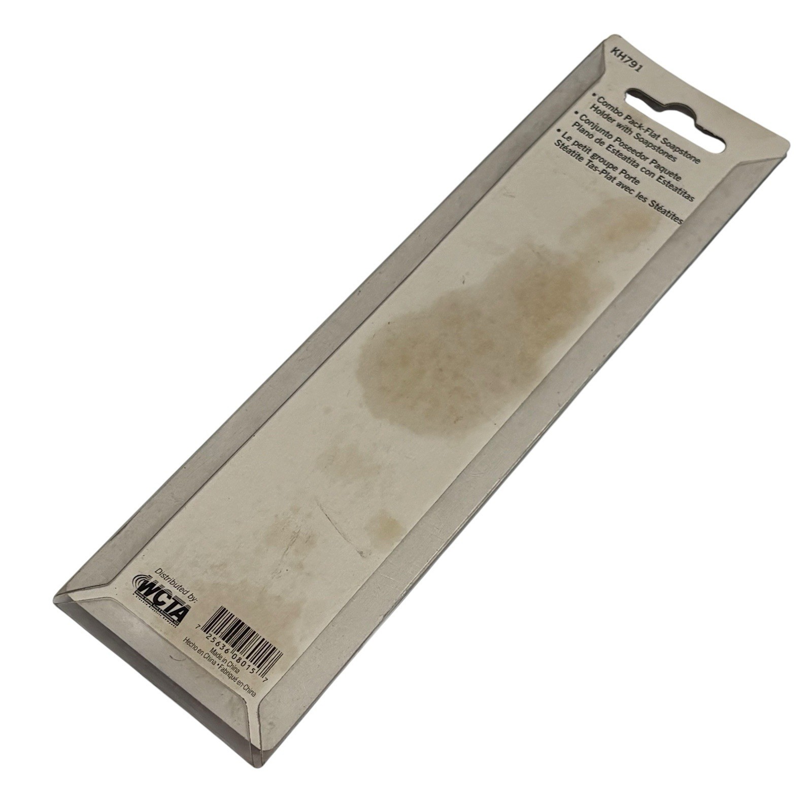LINCOLN KH791 Flat Soapstone Holder with 3 Flat Soapstones