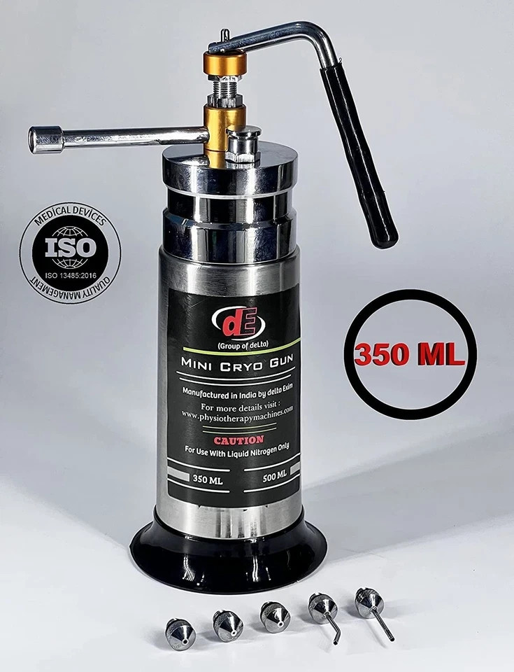 Professional Mini Cryo Can For Dermatology 350ML Liquid Nitrogen Sprayer Premium