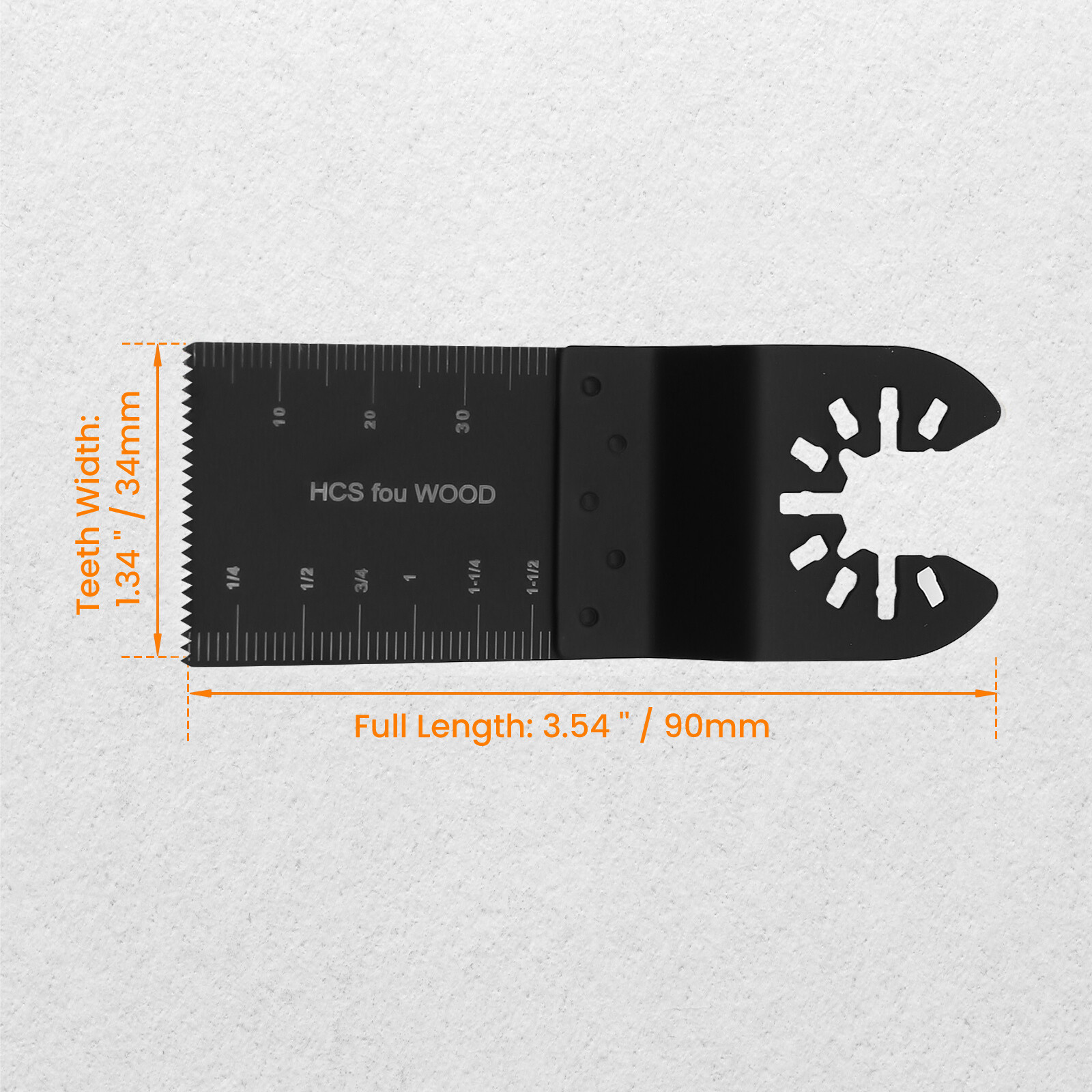 50Pcs Oscillating Multi Tool 34mm Saw Blades For DeWalt Fein Cable Multitool