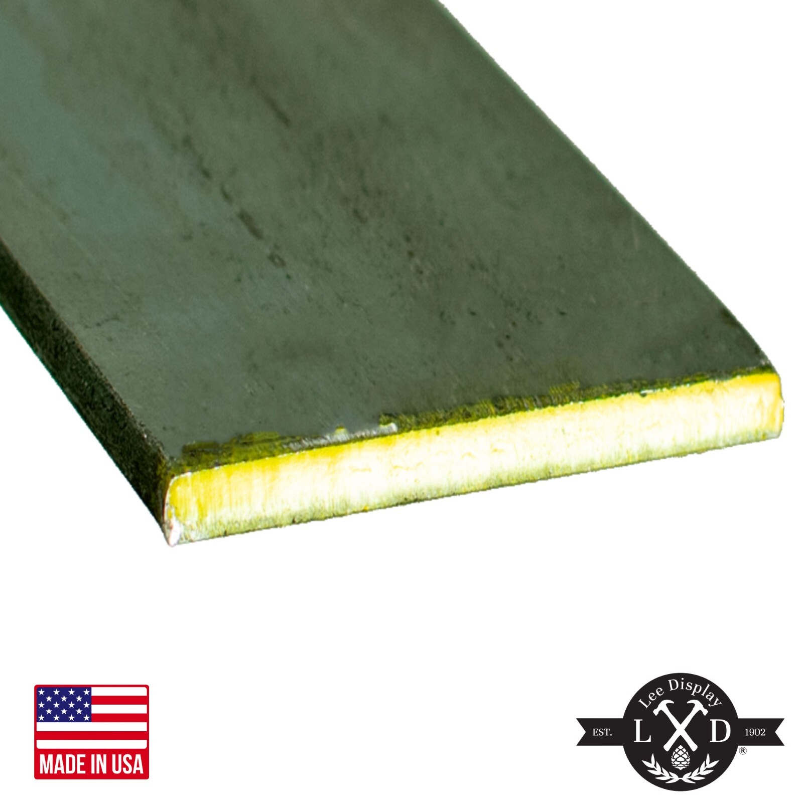 Solid Flat Bar Steel Plate – Hot Rolled Plain Metal Stock – 1/8» X 1» X 1FT
