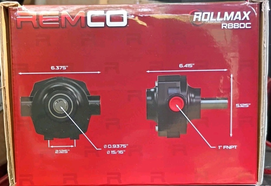 Remco Water Pump. Rollmax R880c 150psi Max 24.5 GPM CCW Rot 540-1000 Rpm