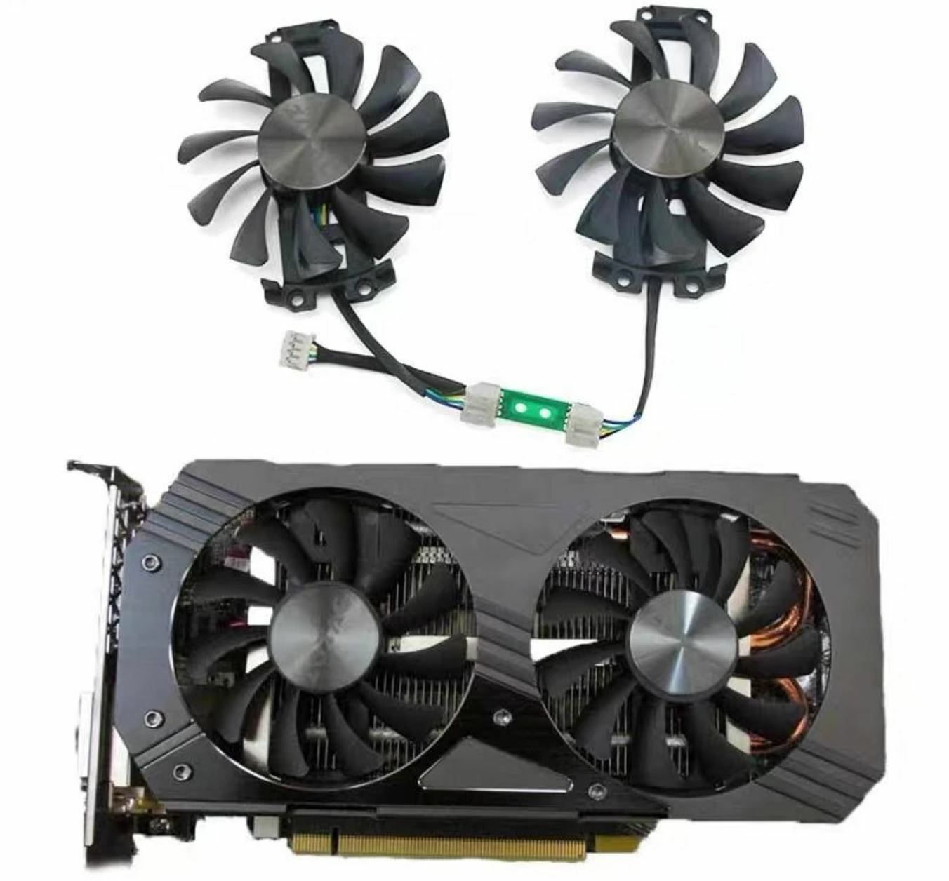 GA81S2U 12V 0.38A 75mm Cooler Fan For ZOTAC GTX 1060TI 3G D5 Graphics Card Fan #