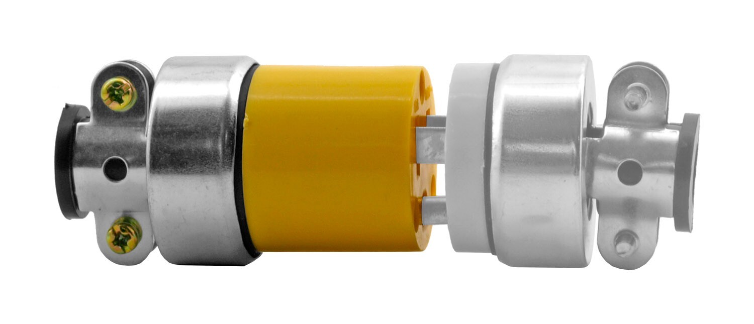 (2) Male & (2) Female Extension Cord Replacement Electrical Plugs 15AMP 125V End