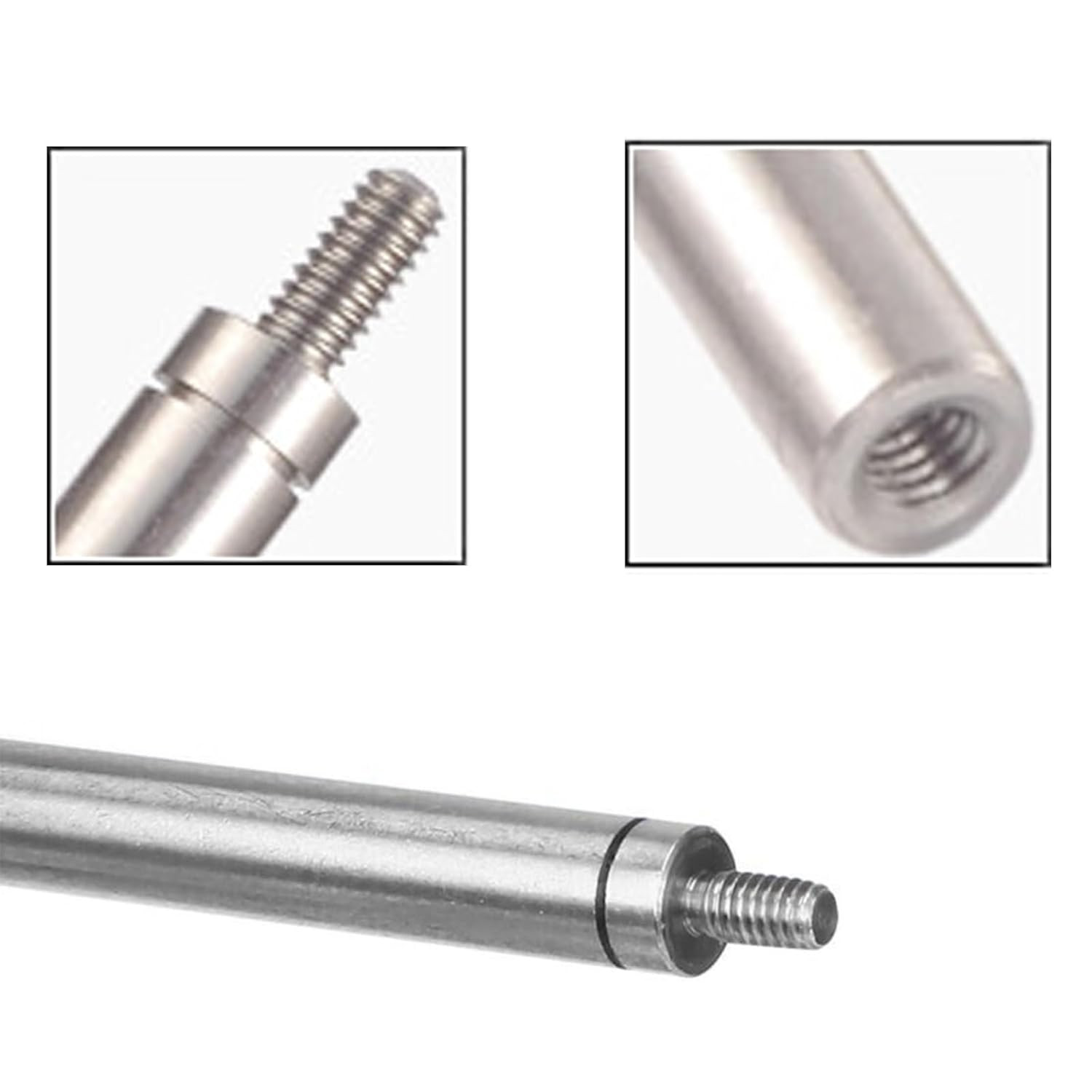 6Pcs Dial Indicator Extension Stem Rod Set,10 20 40 60 80 100Mm Long Extend Rod.