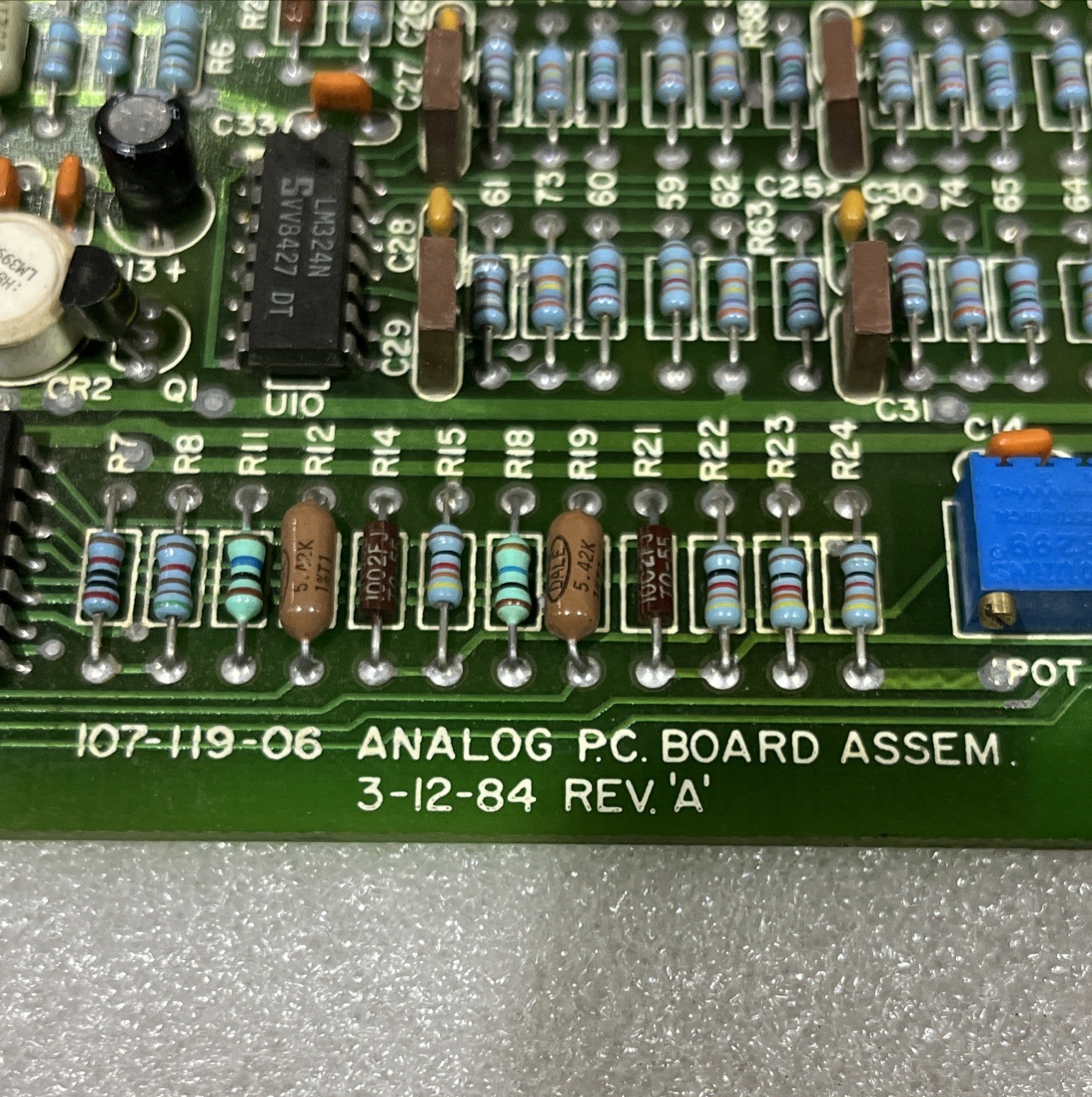 🔥Conair 107-119-06 Analog Board 3-12-84 REV. A, Used Free Shipping 🇺🇸