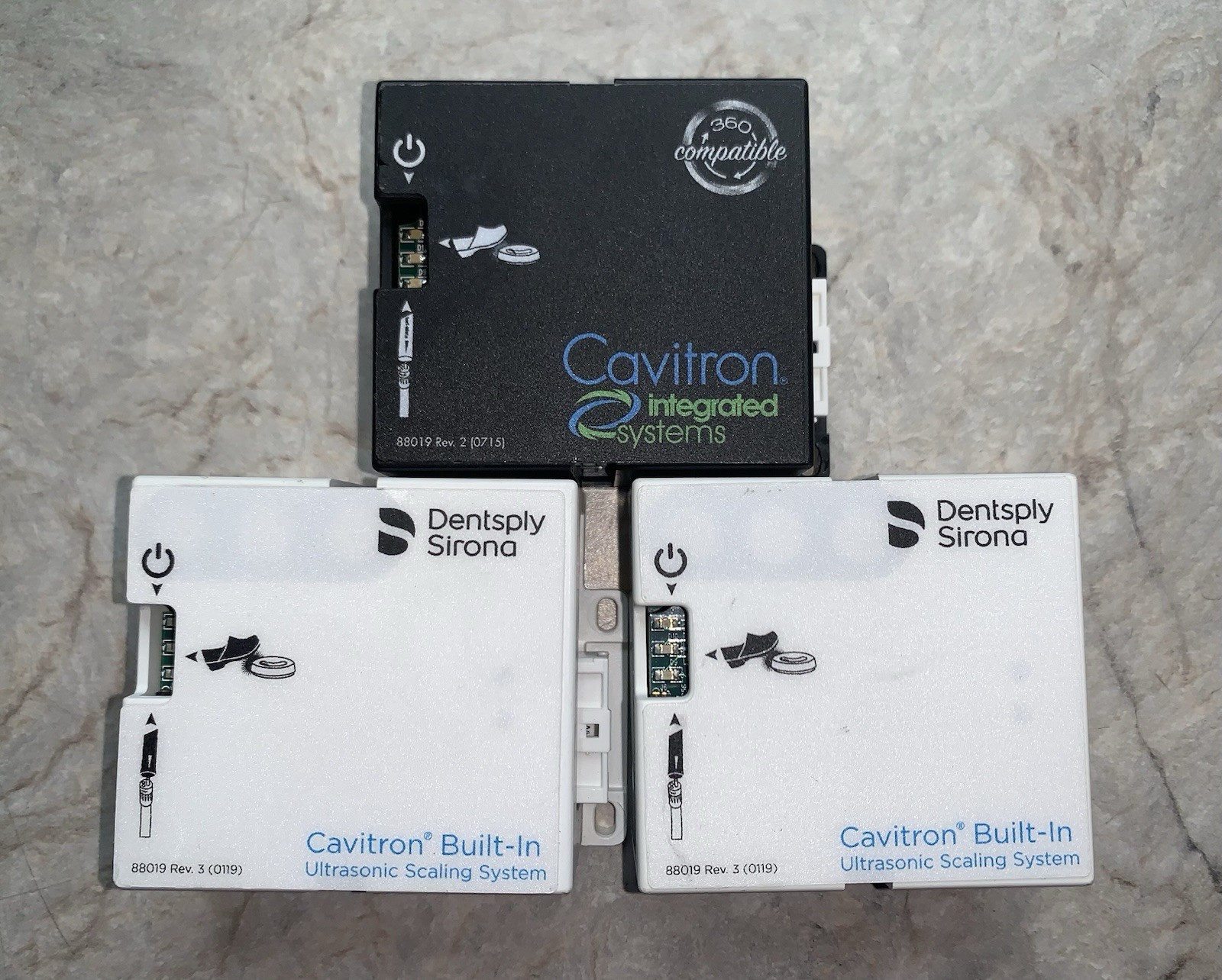Cavitron Built-In Ultrasonic Scaler GEN-139 Dentsply – UNTESTED – Lot of 3