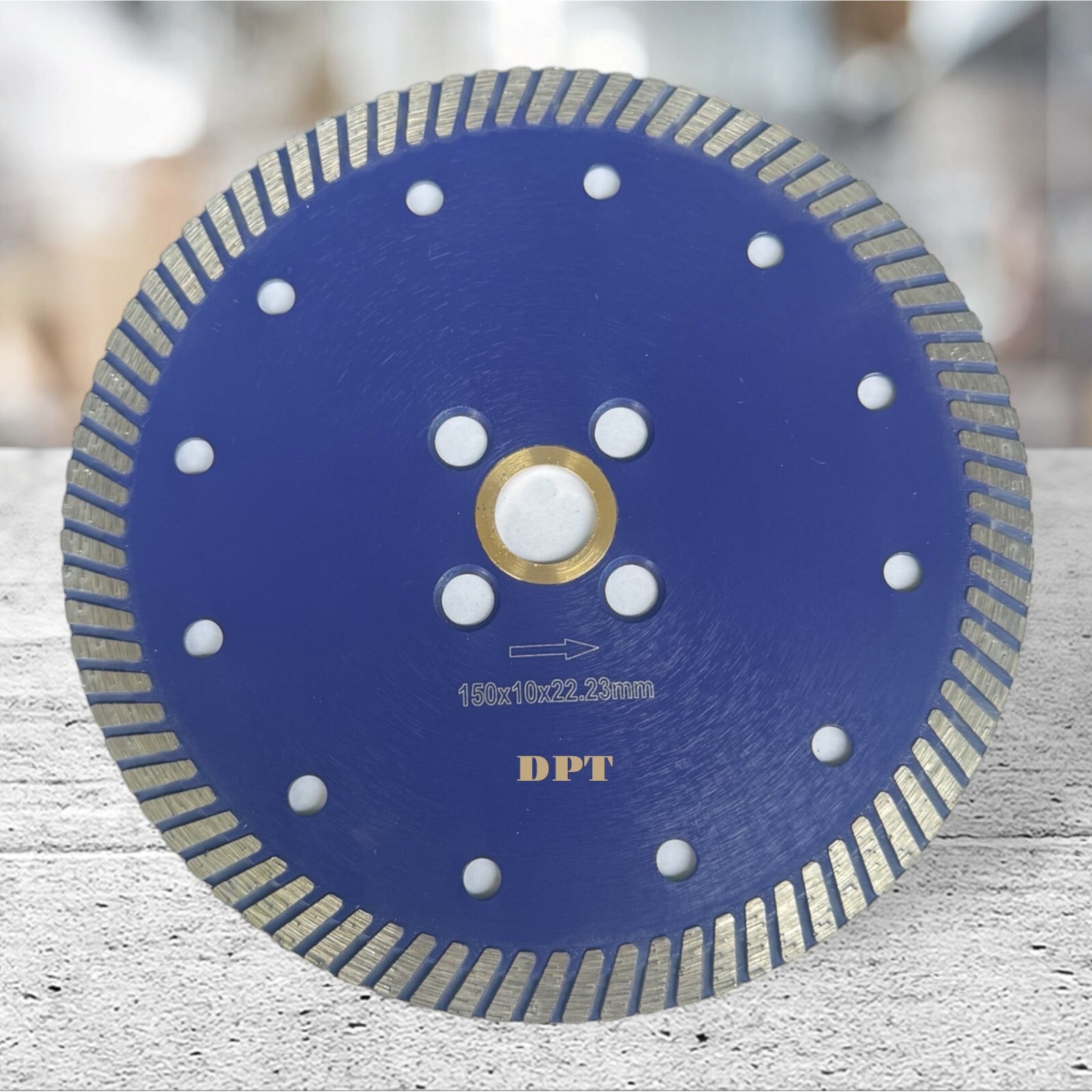 6 Inch Diamond Saw Blade for Granite Cutting High Performance Stone Cutting Tool
