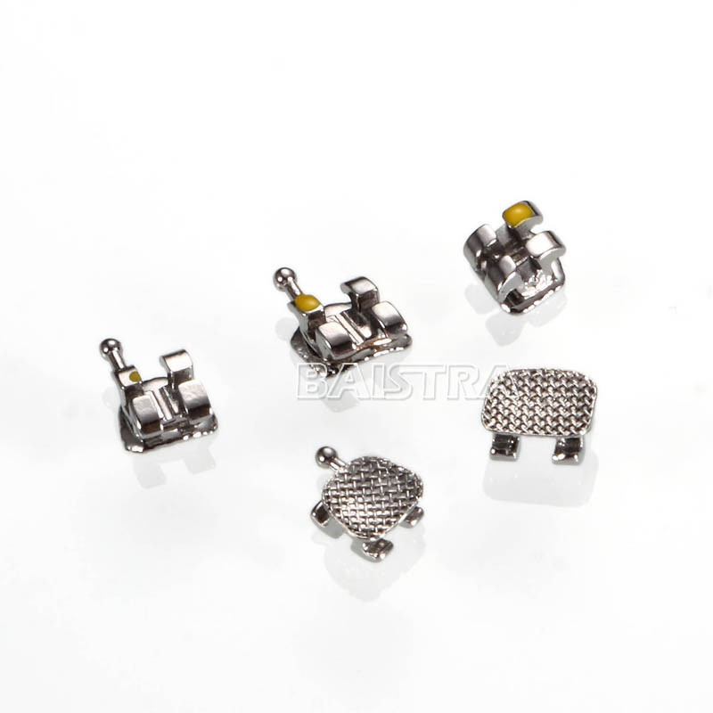 10X Dental Orthodontic Metal Braces Bracket Mini/Standard MBT/Roth.022 Hooks 345