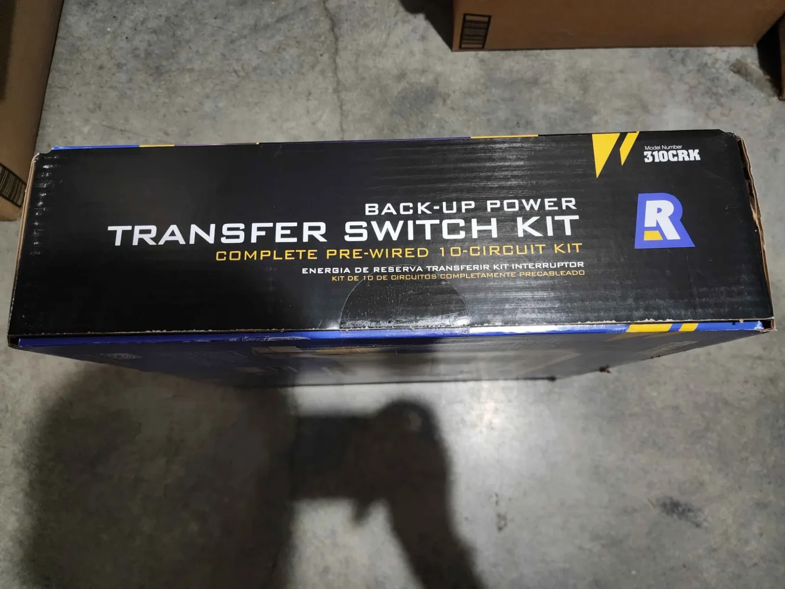 Reliance Controls 310CRK Manual Transfer Switch Kit 10-Circuit *BRAND NEW/SEALED