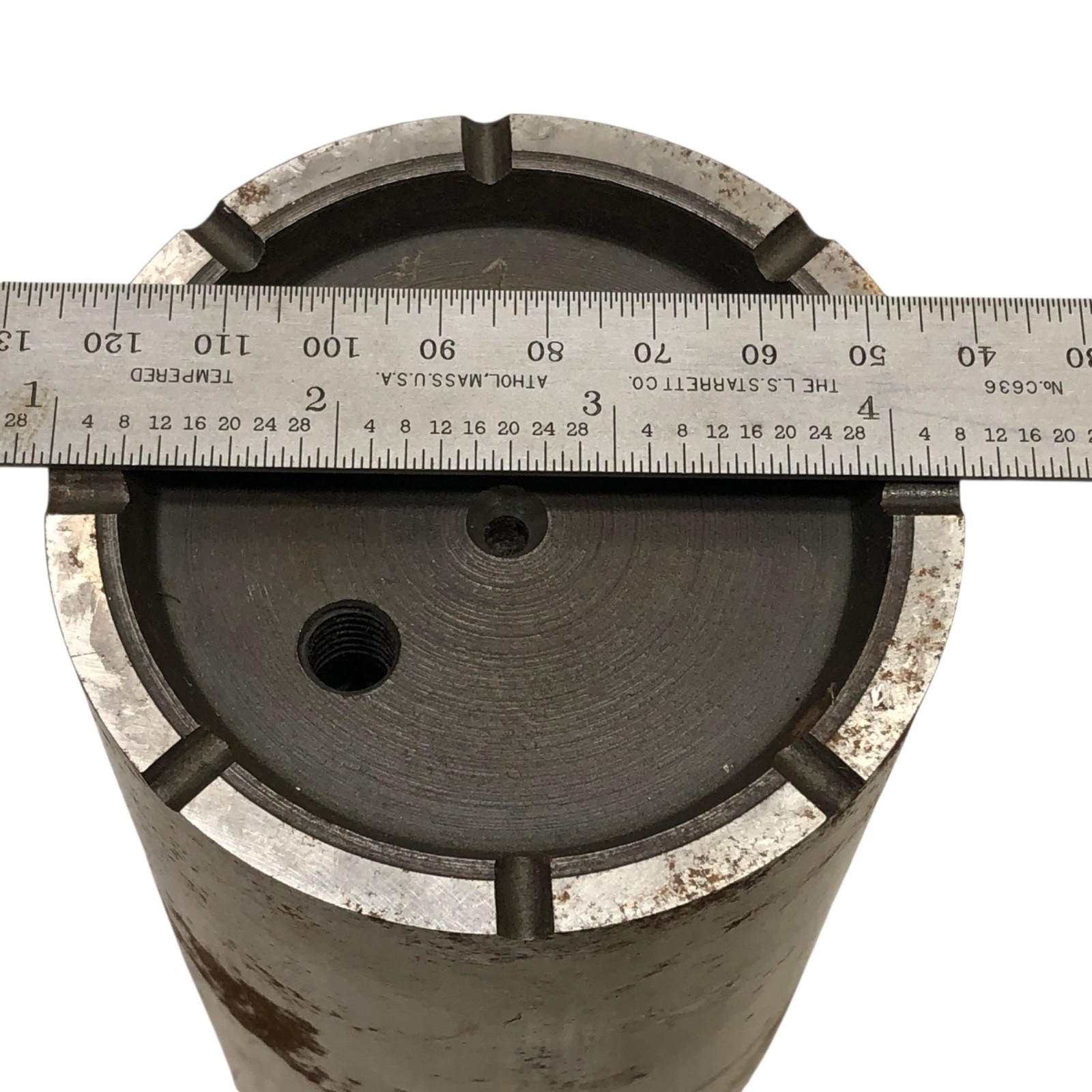 Cylindrical Square 12″ Height 3-1/4″ Diameter In Wooden Box