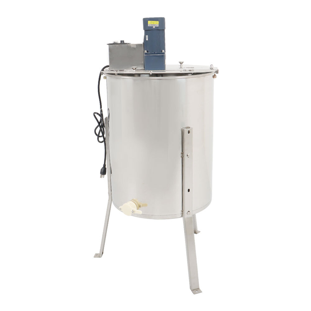 4/8 Frames Electric Honey Extractor Beekeeping Equipment 1300RPM Stainless Steel