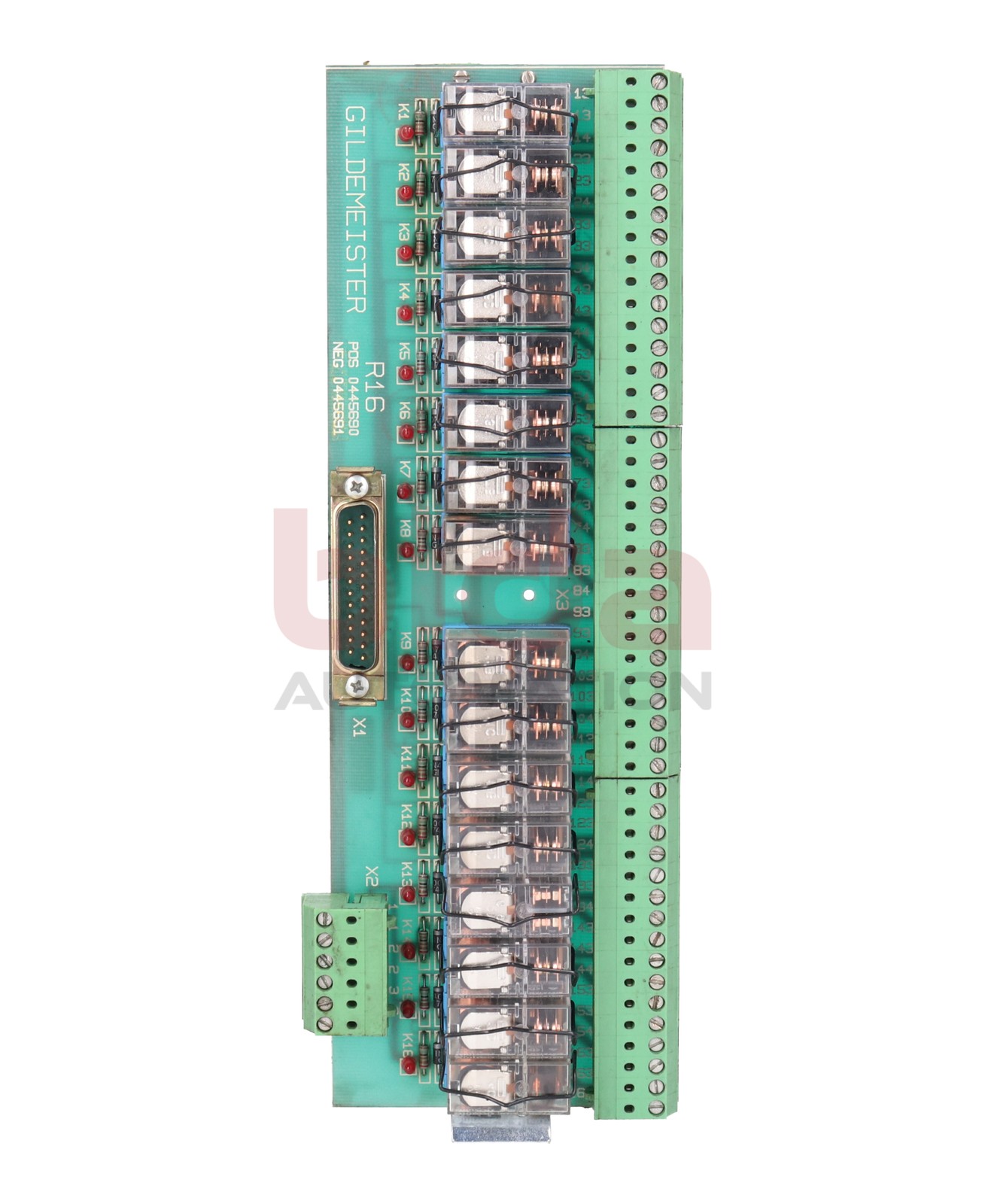 Gildemeister R16 POS 0445690 Relaisplatine Relay Board