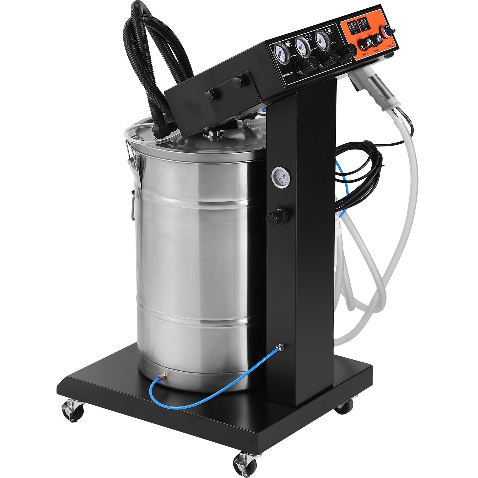 VEVOR Powder Coating System 40 W 100KV Electrostatic Output 50L Powder Hopper