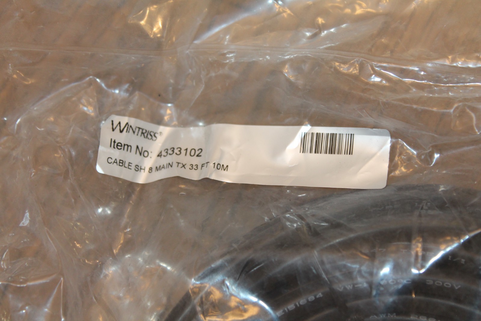 WINTRISS 4333102 CABLE SH 8 MAIN TX 33FT 10M NEW SEALED