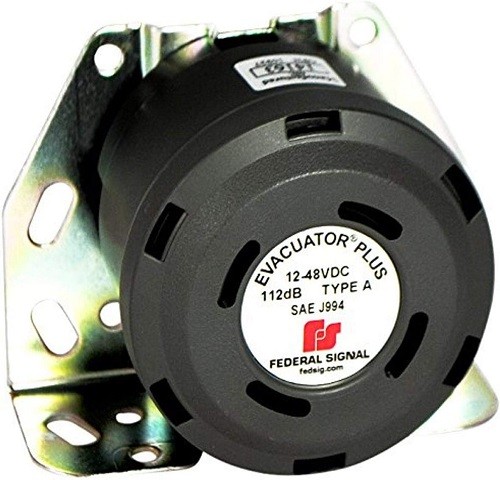 210335SSG Evacuator Back-Up Alarm, Dual Tone Universal Mounting Bracket, 112 dB
