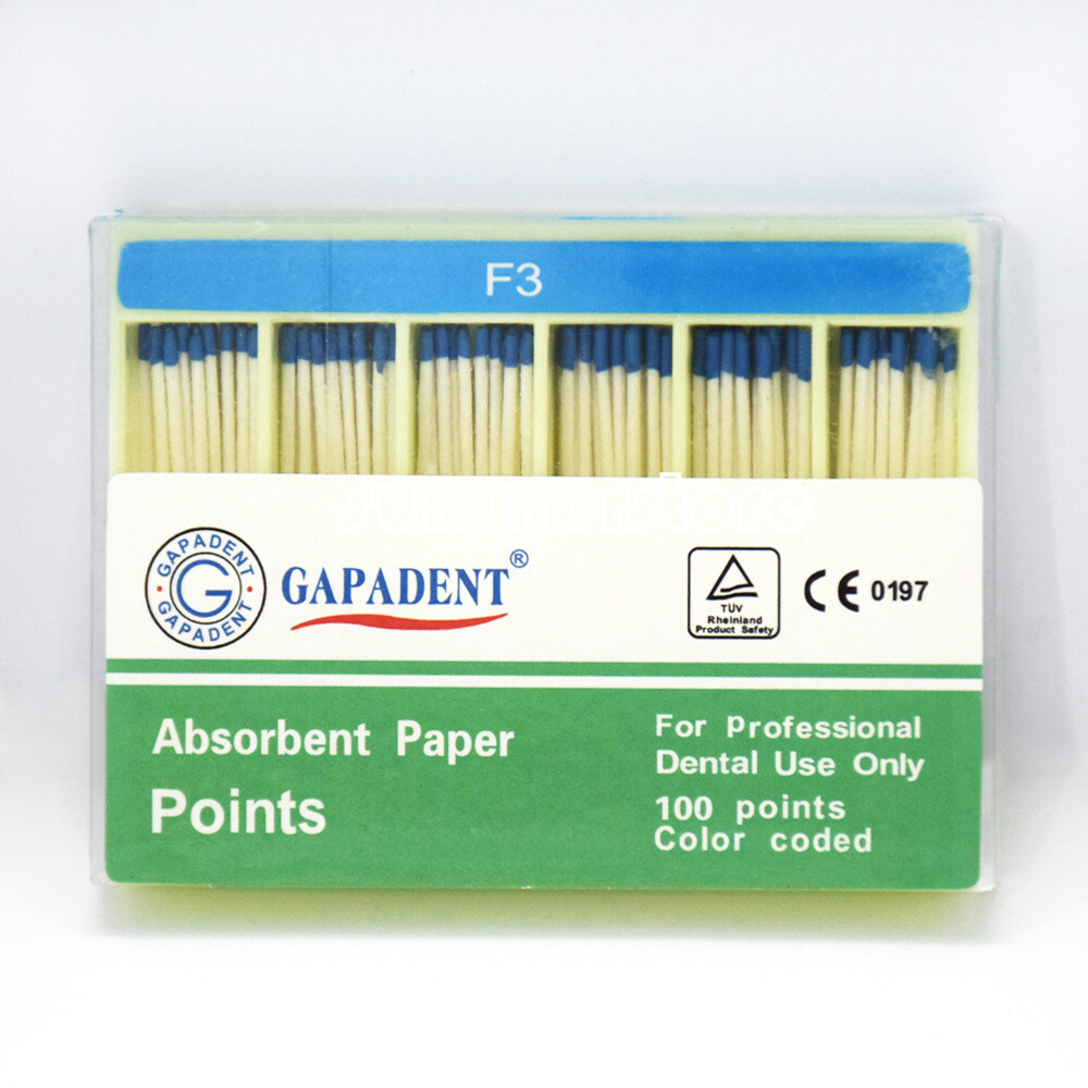 Dental Endo Root Canal Obturating Points/Absorbent Paper Points 0.2-0.6 Taper