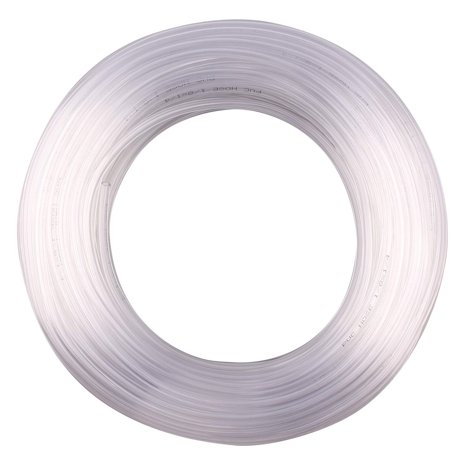 Durable 1/8″ ID x 1/4″ OD PVC Tubing – 100 Feet Clear Vinyl Hose for Safe Use