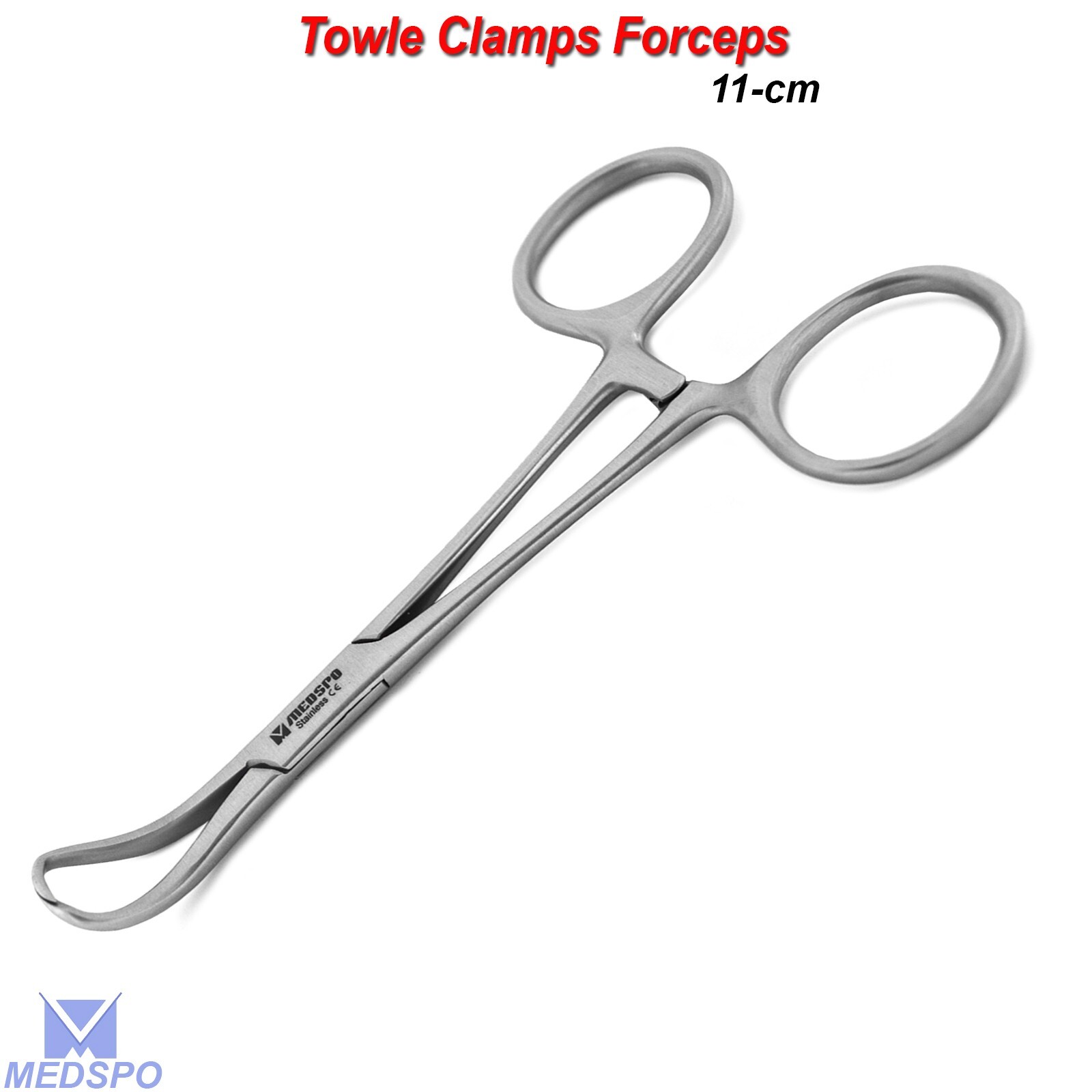 Backhaus Towel Clamp Forceps 11 cm Surgical Medical Veterinary Instruments