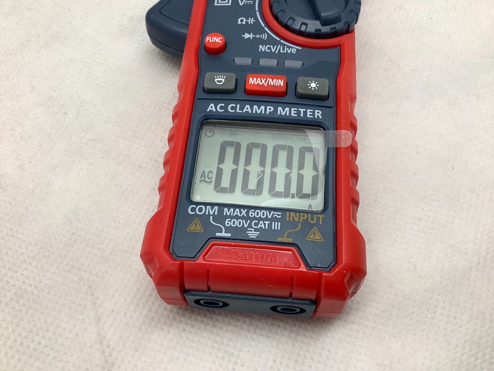Astroai Digital Clamp Meter, 2000 Counts Amp Voltage Tester, CM2KOR