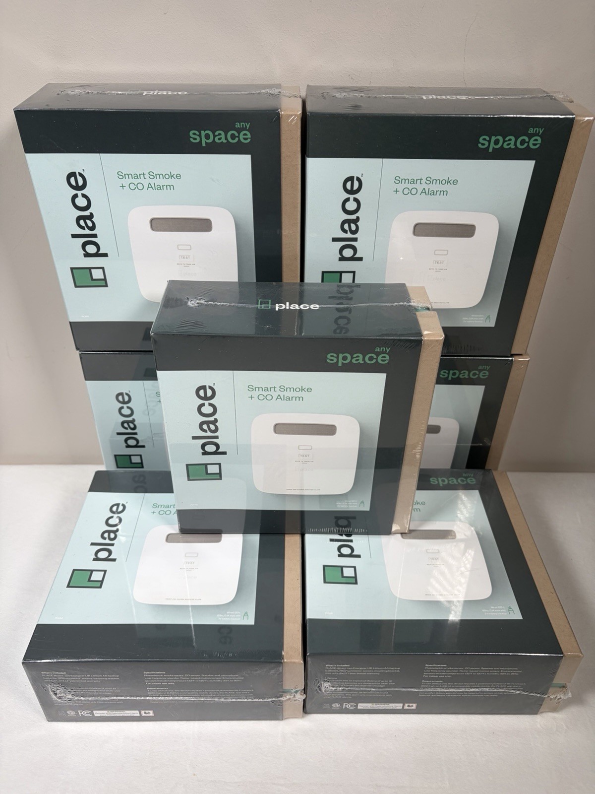 Any Space-Smart Smoke and Carbon Monoxide Detector and Alarm-Hardwired w/Battery