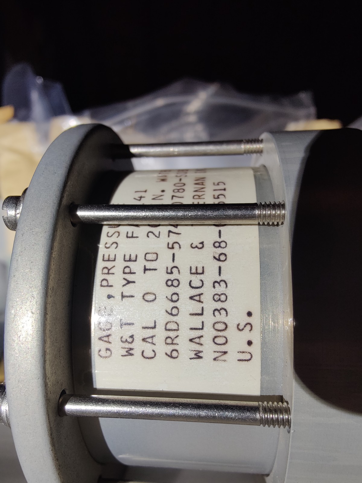 Wallace and Tiernan FA-141 Differential Gas Pressure Gauge