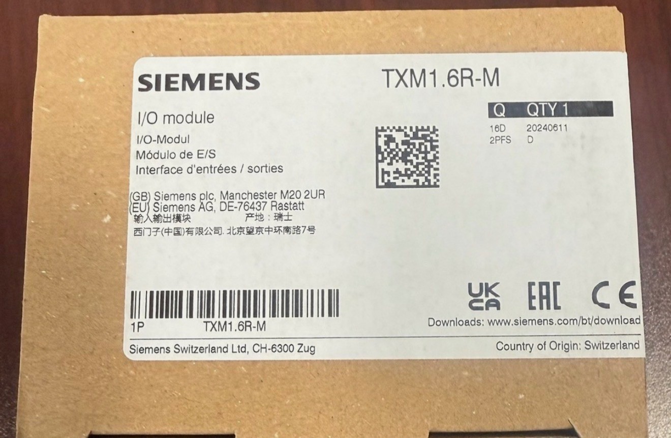 Siemens TXM1.6R-M I/O Relay Output Module SEALED