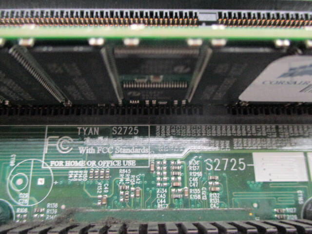 Tyan S2725 Motherboard, PCB, w/ Corsair CM72SD1024RLP-2100/S RAM, 1GB, 101526