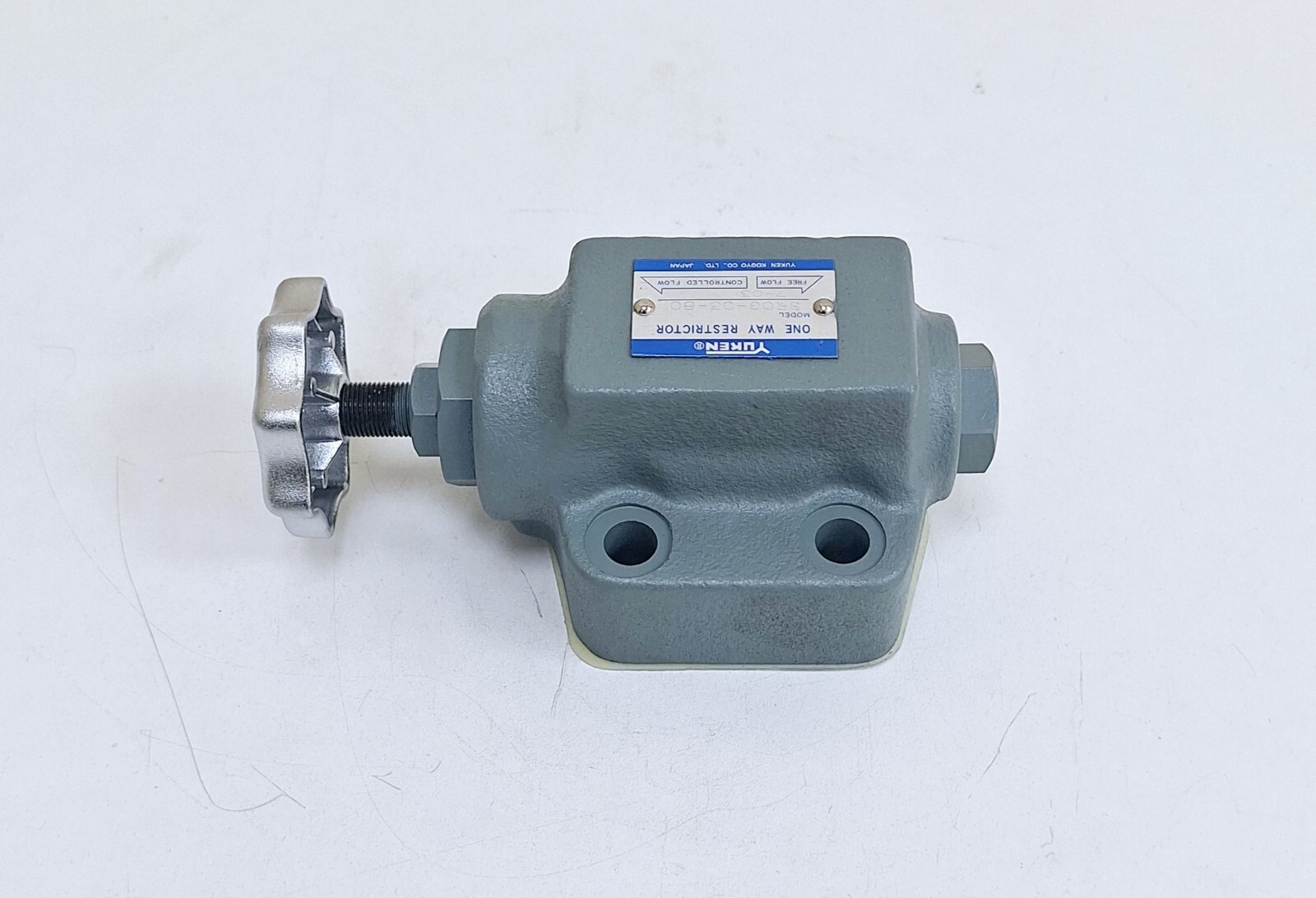 Yuken SROG-03-50 One-Way Restrictor Flow Control Valve