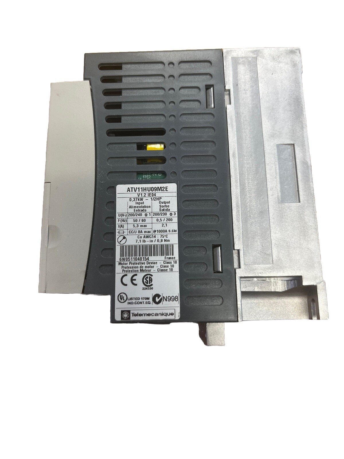 Telemecanique Altivar 11 ATV11HU09M2E Variable Speed Drive