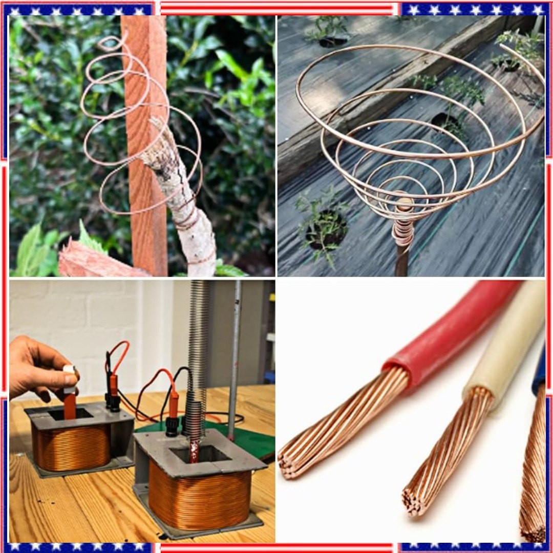 10 Gauge/2.6 Mm 10 Feet 5 Oz 99.9% Dead Soft Copper Wire for Electroculture Gard