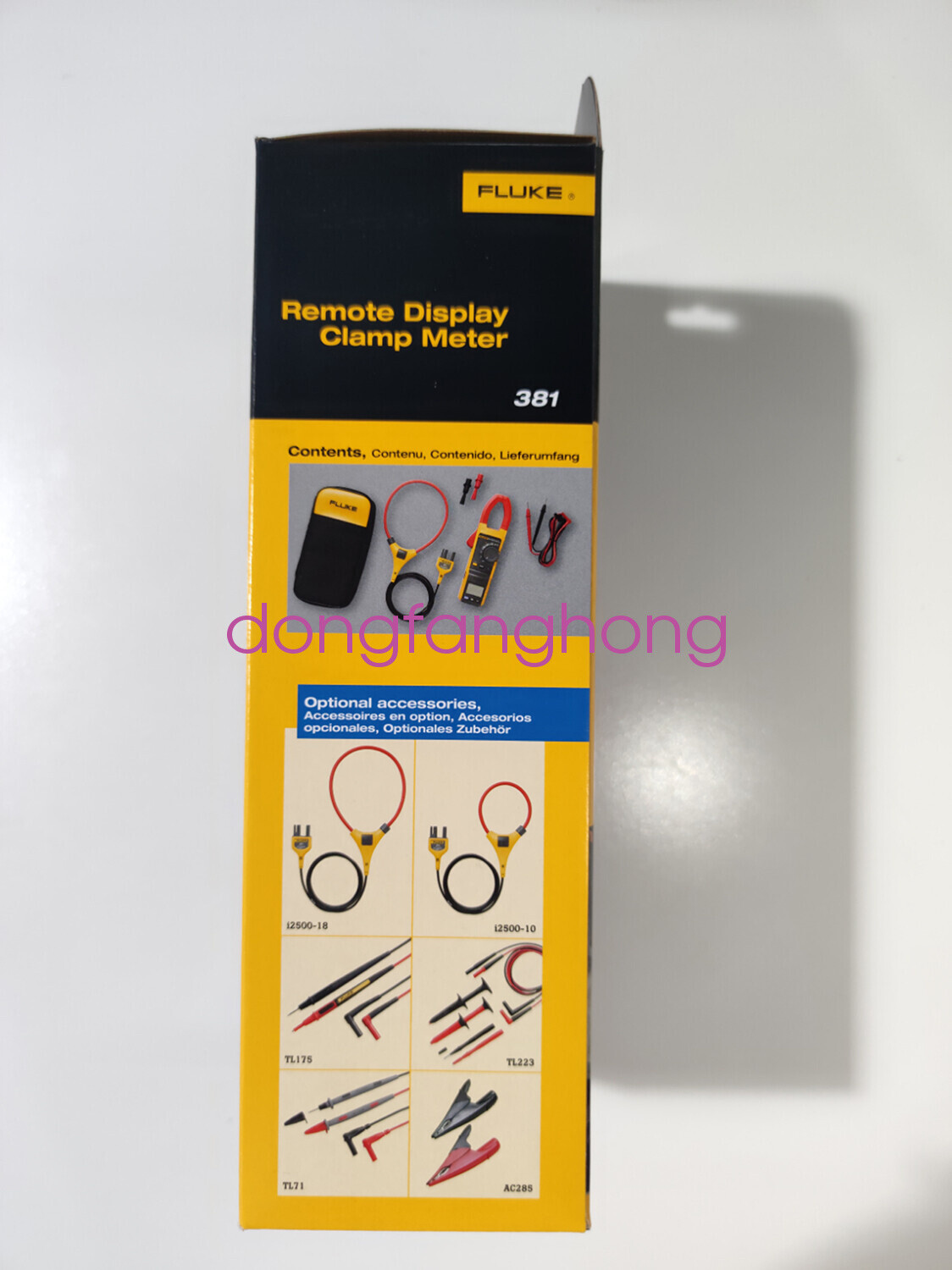 Fluke 381 Remote Display True-RMS AC/DC Clamp Meter with iFlex FedEx or DHL