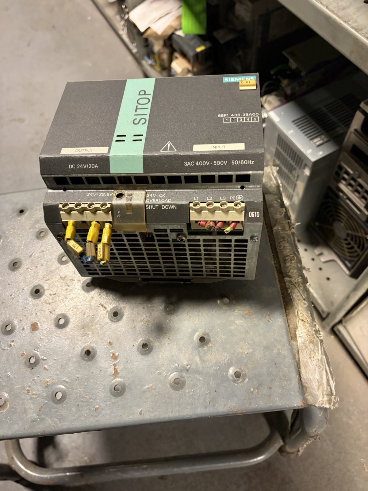 Siemens SITOP power 20 Modular Power Supply 24V 20A 6EP1436-3BA00
