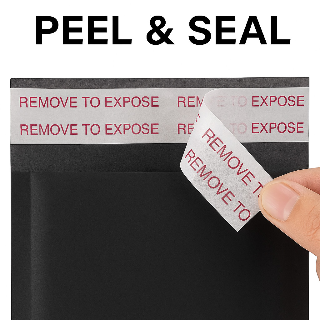 500 Black Kraft Paper Bubble Mailers #0 6.5×9″ Padded Envelopes Peel Seal