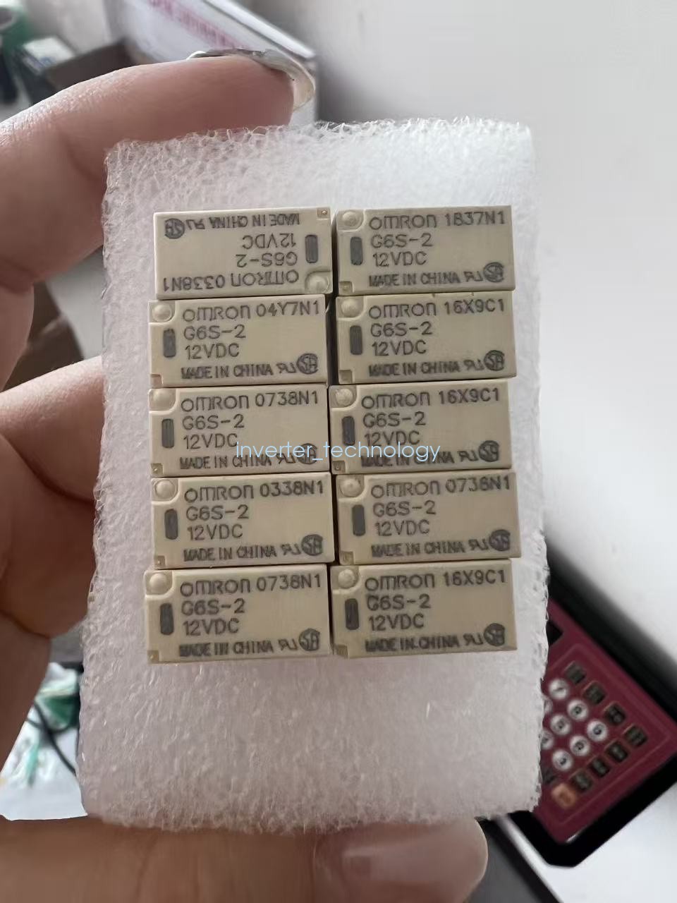 10PCS Omron G6S-2 DC12V 8-Pin DPDT PCB Mount Mini Signal Relay Fast Ship