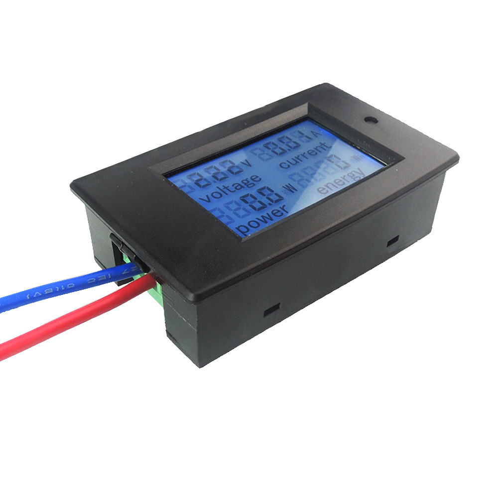 AC 80-260V 220V 110V 20-100A LCD Digital Volt Watt Power Meter Ammeter Voltmeter