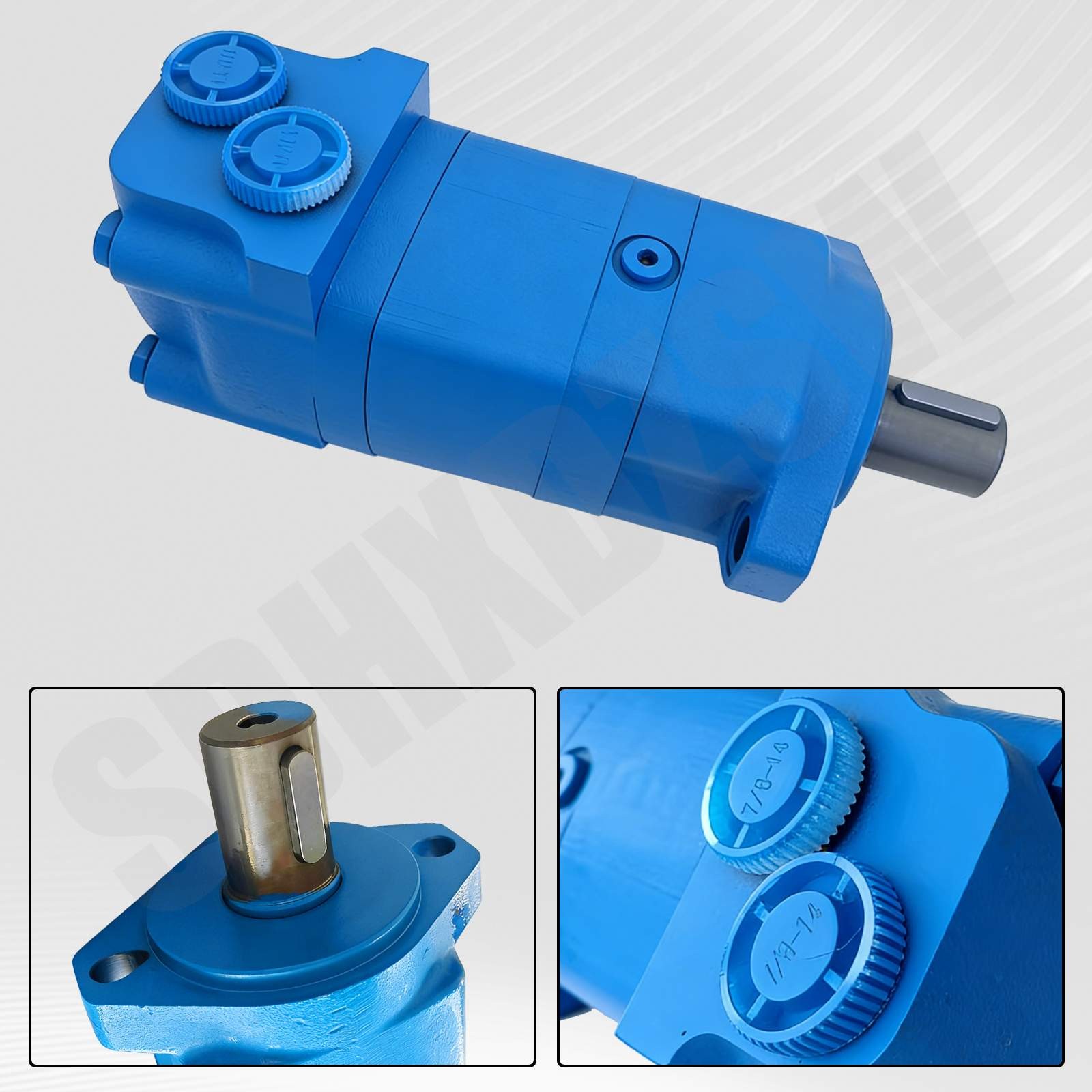 For Char-lynn 104-1028-006 Eaton 104-1028 Motor Hydraulic Motor Staggered Ports