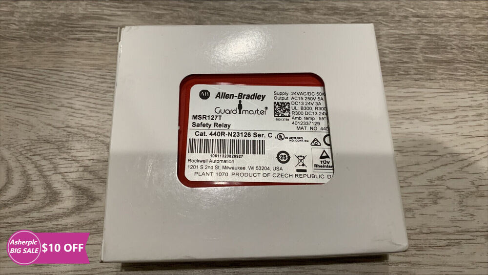 440R-N23126 Allen Bradley 440RN23126 MSR127T Safety Relay