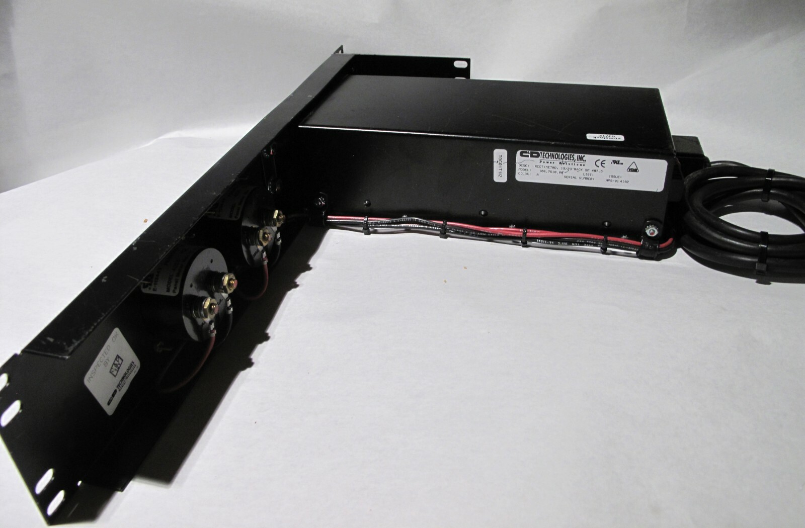 C&D Technologies SM48 7.5 RACK MOUNT Rectifier Model 100.7610.00