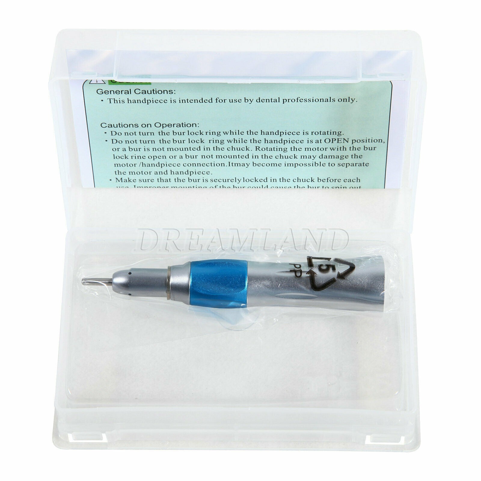 10x Dental Latch type straight Handpiece 1:1 NSK type Slow Low Speed EP YB USA