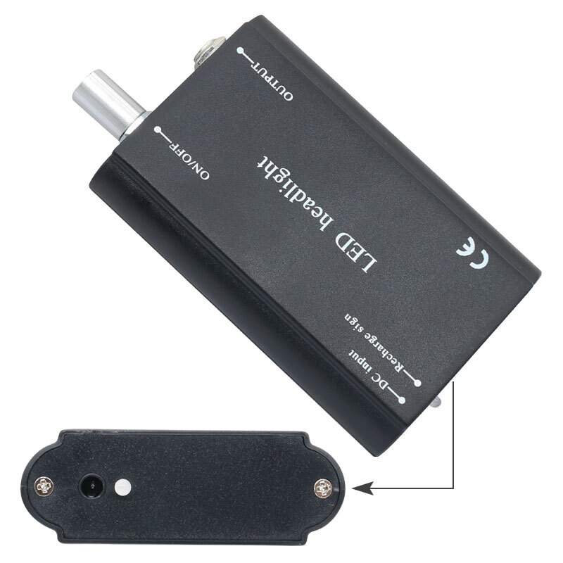Rechargeable Battery 1800Mah with Belt Clip For Dental LED Head Light Black USA