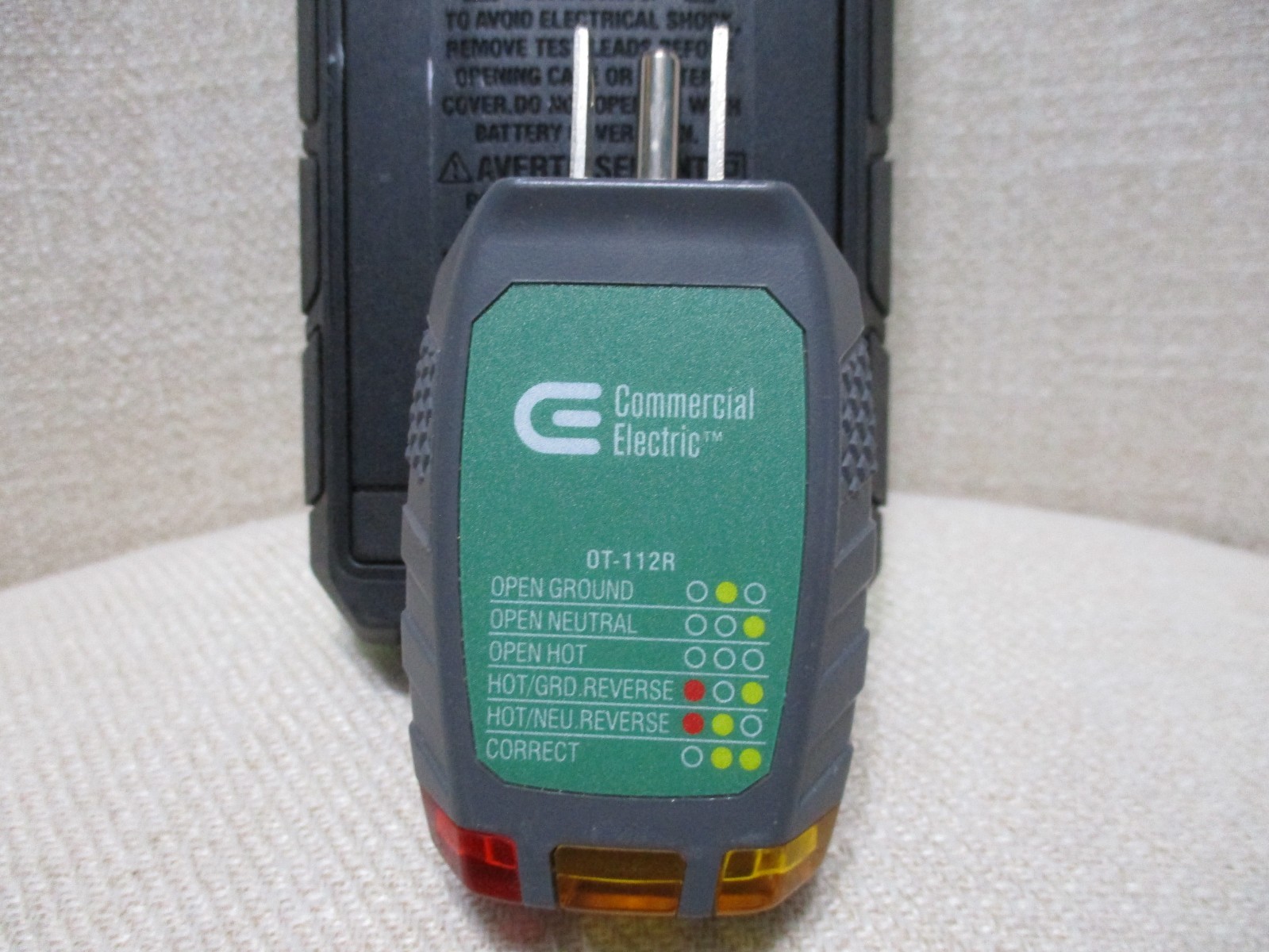 Commercial Electric 600-Volt True RMS Auto-Ranging Digital Multimeter & OT-112R